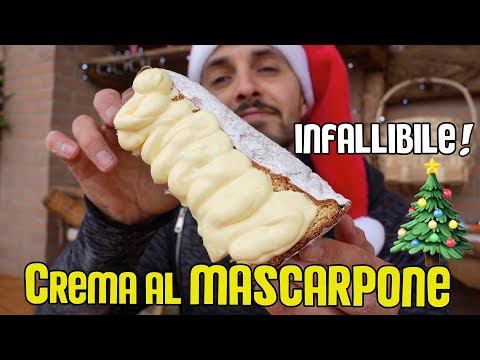 CREMA AL MASCARPONE SOFFICE e PERFETTA * SENZA PANNA, ALBUME E UOVA CRUDE*