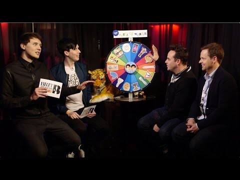 Dan and Phil's Wheel of Wonder with Ant and Dec | The BRIT Awards 2016