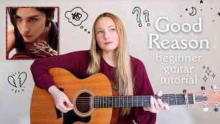 Gracie Abrams Good Reason Guitar Tutorial (easy chords) // Daughter from Hell