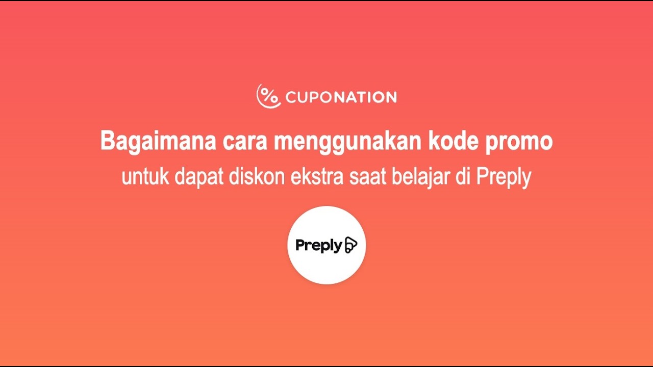Langkah-langkah mengaktifkan Preply promo code
