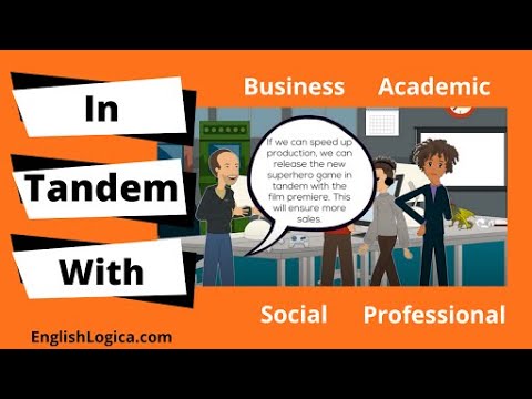 In Tandem With - Idiom | Everyday English | Business English