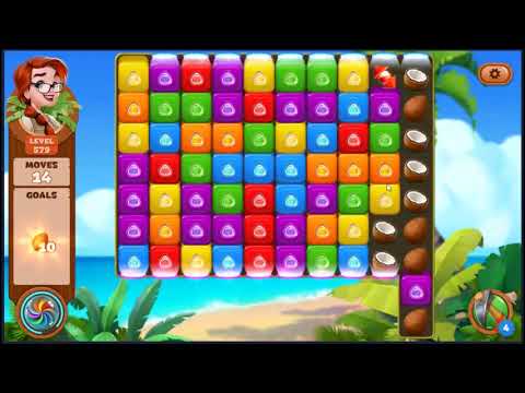 Lost Island Blast Adventure Level 579 - NO BOOSTERS 🏝️ | SKILLGAMING ✔️