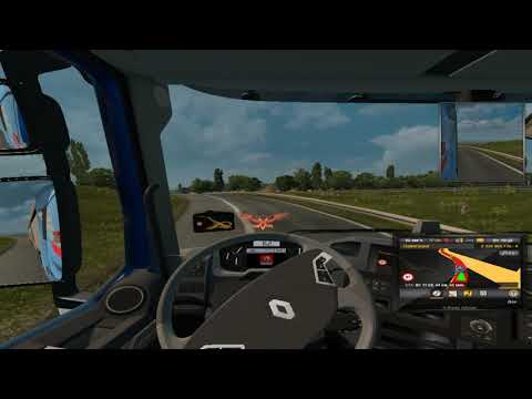 ЕТС2 RENAULT TRUCKS T занос на обгонах