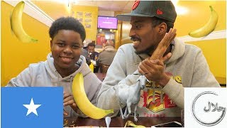 TRYING OUT SOMALI FOOD WITH TOP MALI (PUFFY L&#39;Z)