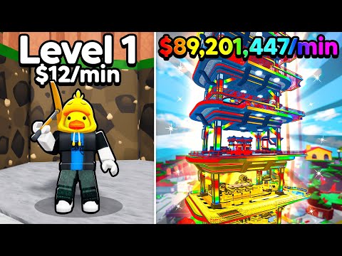 I Built MAX LEVEL Mining Factory Tycoon and Made MILLIONS in Roblox!