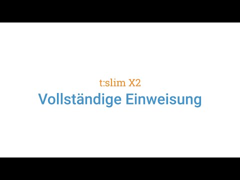 t:slim X2 Insulinpumpe – Komplette Einweisung Schritt für Schritt erklärt!