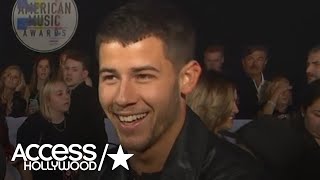 Nick Jonas Says He's Very Excited For Demi Lovato's 2017 AMAs Performance | Access Hollywood