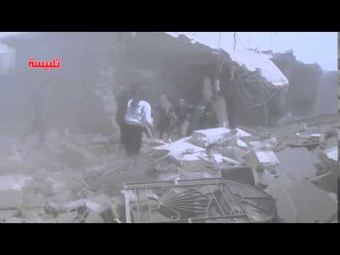 هلع بين الأهالي جراء قصف للنظام في تلبيسة في محافظة حمص