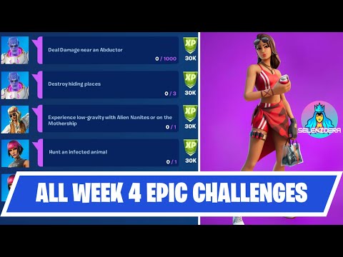 *ALL* WEEK 4 EPIC Quests/Challenges Guide | Fortnite Chapter 2 Season 7