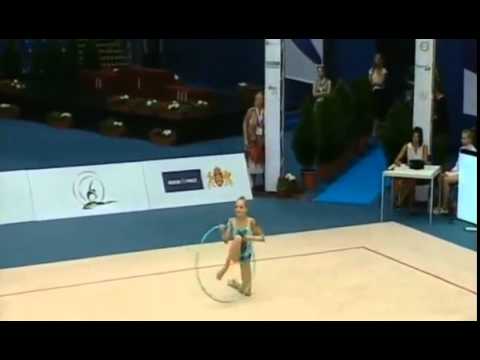 Aryna Sushchynskaya hoop Budapest MTK Cup 2015