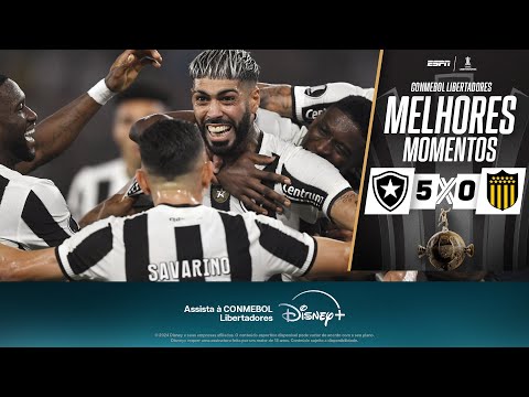 Gols e lances de Botafogo x Peñarol