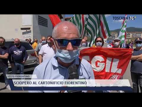 2021-05-26 SESTO FIORENTINO - SCIOPERO AL CARTONIFICIO FIORENTINO