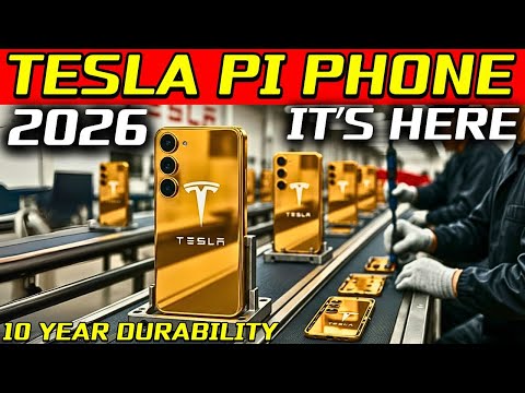 IT’S HERE: Tesla Pi Phone 2026: free Starlink forever -$199, AI chip,7000mAh, IP69, 9min charge, XOS