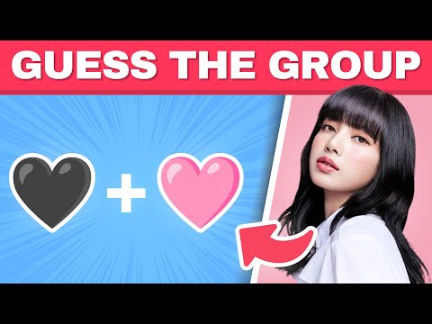 GUESS THE KPOP GROUP BY EMOJI 🤔 | KPOP QUIZ 2024