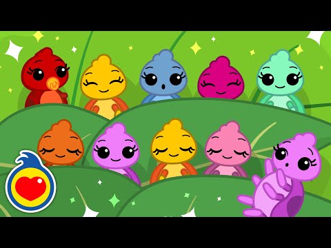 Diez en la Cama ♫ Canciones Infantiles ♫ Plim Plim