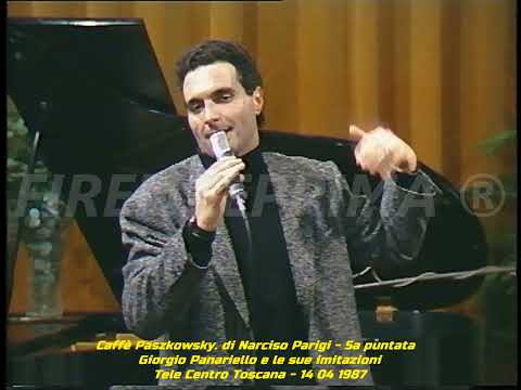 Caffè Paszkowsky. 5°p. di Narciso Parigi. Giorgio Panariello in una serie di imitazioni - TCT - 1987