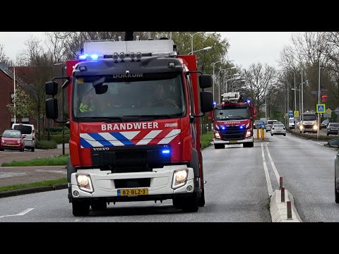 P 1, Brandweer Dokkum naar schoorsteenbrand Energieweg Dokkum