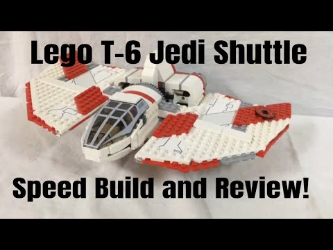 LEGO T-6 JEDI shuttle Speed Build and Review  #7931