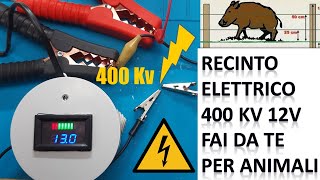 Realizzare un recinto elettrico ad alta tensione 40kv per animali con modulo NE 555 ed un Mosfet