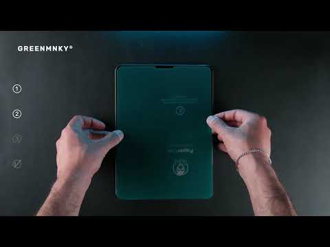 Tutorial - PaperFeel Panzerfolie für dein Tablet | GREENMNKY®