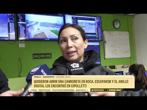 Quisieron abrir una camioneta en Roca, escaparon y el Anillo Digital los encontró en Cipolletti