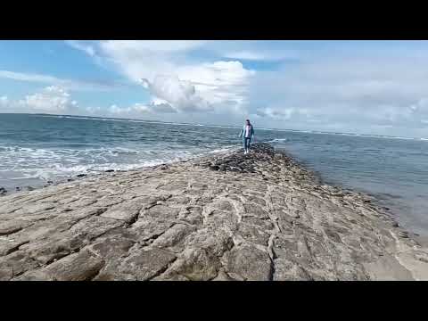 Zeltplatz.Spiekeroog Ein Ort in Deutschland im Norden, bekannt für die Meeresgezeiten. Faszinieren.