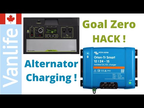 Goal Zero Hack - Alternator Charging using Victron Orion DC-DC Converter
