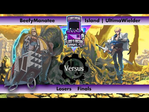 Flynn's Arcade 082 Losers Final - BeefyManatee (Goldlewis) VS Island | Ultima Wielder (Ky Kiske)