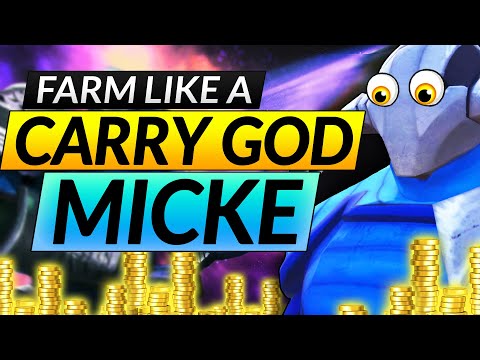 How to be THE FASTEST FARMING CARRY - MICKE's BROKEN Farming Patterns on Sven - Dota 2 Guide