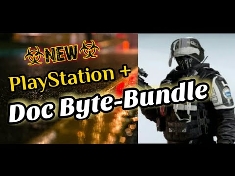 PlayStation Plus (12 months) - NEW R6 SIEGE - Doc Byte Bundle Preview