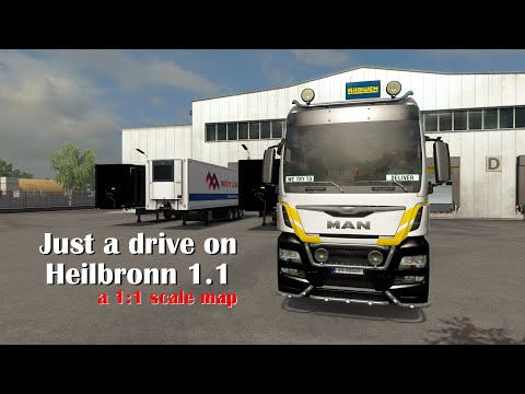 ETS2 | Just a drive on the updated Heilbronn 1.1 map