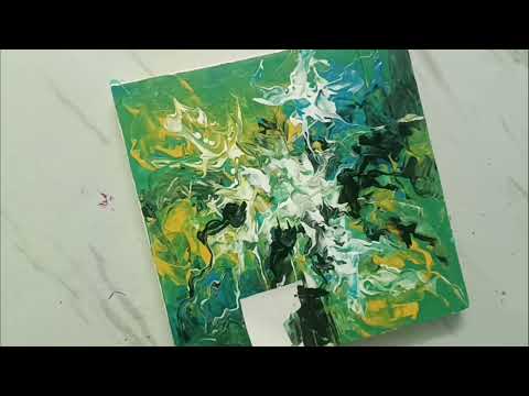 EASY ABSTRACT Art for Beginners:Acrylic Painting with SIMPLE Techniques & Tools