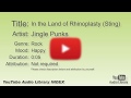 In The Land Of Rhinoplasty Sting Jingle Punks Rock Happy YouTube Audio Library BGM