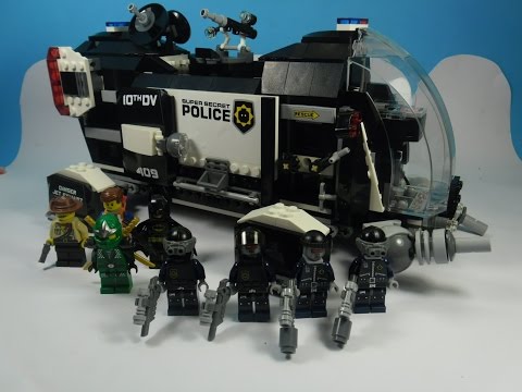 Vidéo LEGO The LEGO Movie 70815 : Le super vaisseau de la police secrète