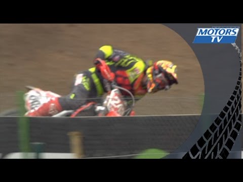 Gajser's mistake at MXGP of Czech Republic