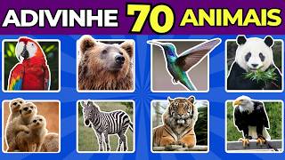 🐼🦁⏱️ ADIVINHE 70 ANIMAIS EM 3 SEGUNDOS!Você Consegue Acertar Todos DESAFIO DOS 70 ANIMAIS!