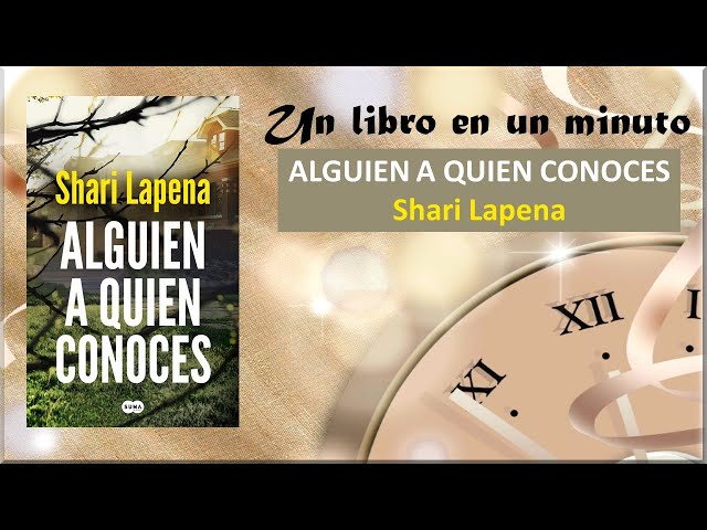 Vídeo relacionado con Alguien a quien conoces