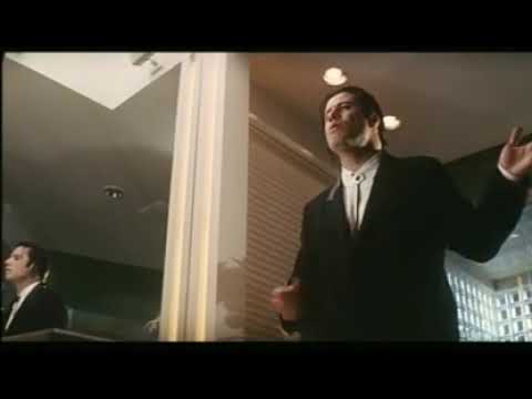 Pulp fiction Vincent Vega in bagno e Mia Wallace va in overdose1