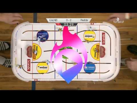 European Table Hockey Championship 2016: Sandis Kalniņš (LAT) - Pavel Plesak (CZE)