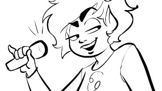 Cover art for karkat be a fanboy || homestuck