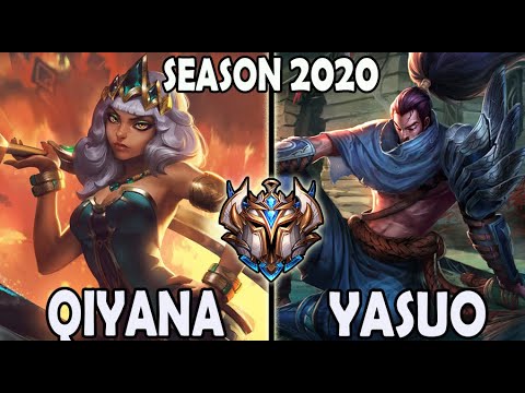 Faker QIYANA vs YASUO [ MID ] Lol Ranked Korea