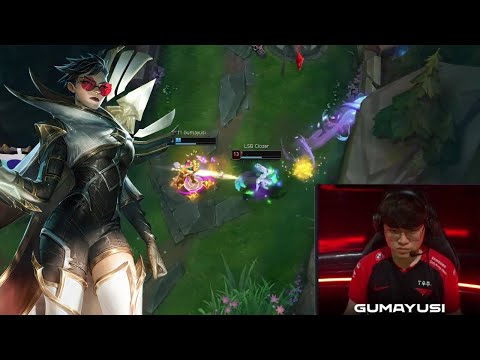 T1 Gumayusi' Vayne solo kill Ahri | T1 vs LSB