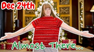 Cutting it Close this Christmas Eve | PassioKnit Vlogmas 2025 Day 24