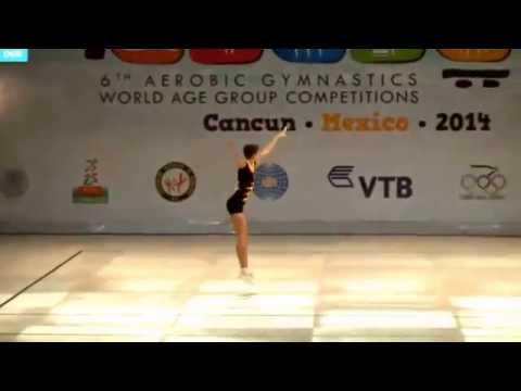 WCH Aeróbic Cancún 2014 - (FINAL) IM AG1 - Gleb KUKHARCHUK - RUS