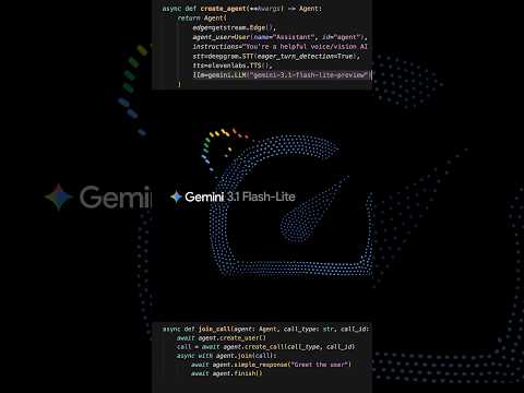 Gemini 3.1 Flash Lite: Multimodal Agent in Python #ai #llm #coding #gemini #pythonprogramming thumbnail