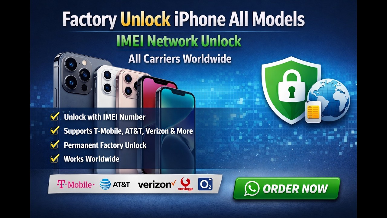 Official iPhone Network Unlock All iPhone Models | All Carriers Worldwide
