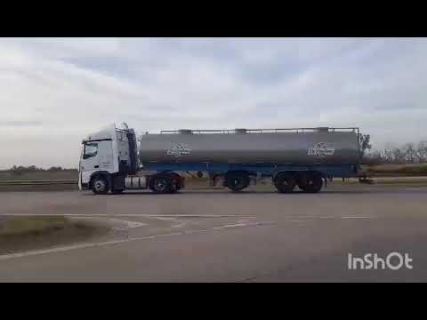 CAMIONES EN AUTOVIA NAC. 19 , SAN FRANCISCO ,CORDOBA , ARGENTINA , VIDEO 367