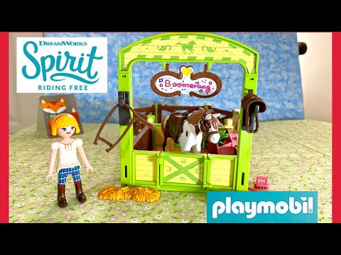Playmobil SPIRIT RIDING FREE Boomerang and Abigail Set! / Gentle Soft Voice Unboxing