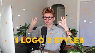 How to Design 1 Logo In 3 Unique Styles