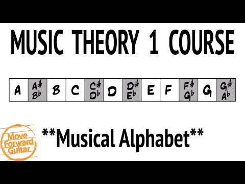 Music Theory 1 Guitar Course - Musical Alphabet - Lesson 1